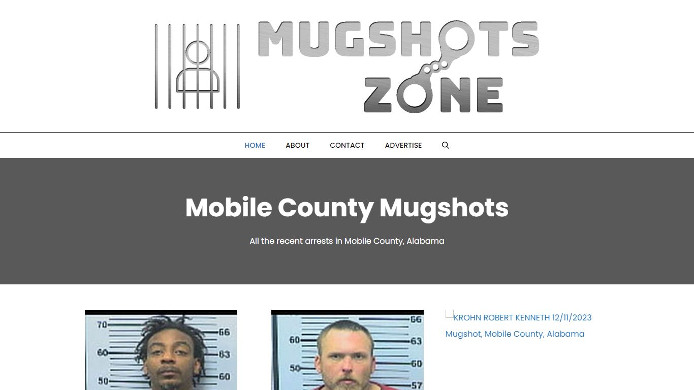 Mobile County Mugshots Zone